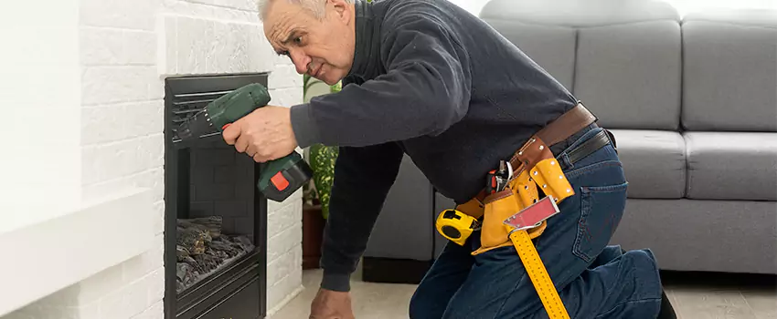 New Indoor Fireplace Installation in North Plainfield, New Jersey