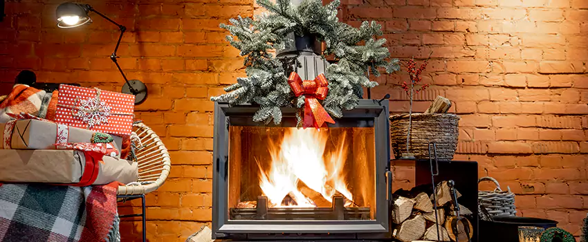 Travis Industries Linear Gas Fireplace Installation in North Plainfield, New Jersey
