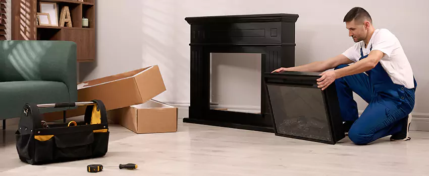 Old Rusted Metal Fireplace Repair And Replacement in North Plainfield, NJ